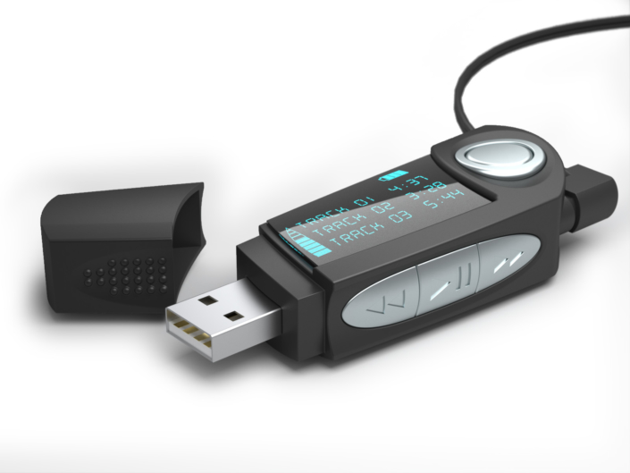 3D Visualisierung - USB Stick