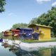 Architekturvisualisierung Floating Home